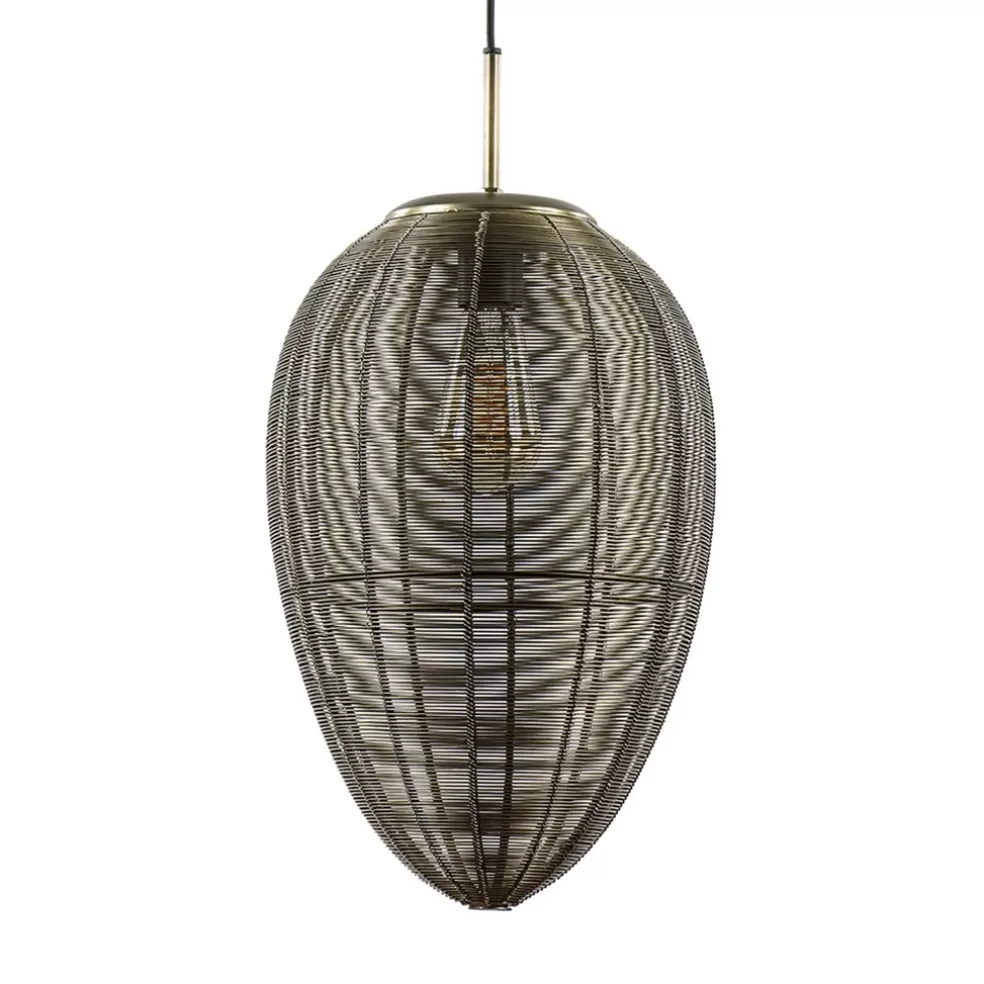 New Straluma Light and Living hanglamp Yaelle antiek brons met zwart