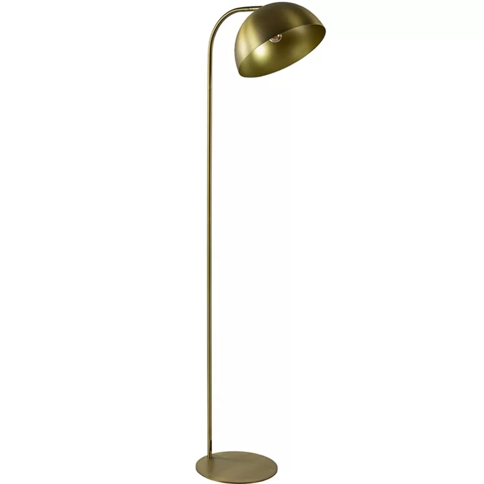 Discount Straluma Light and Living vloerlamp Mette antiek brass