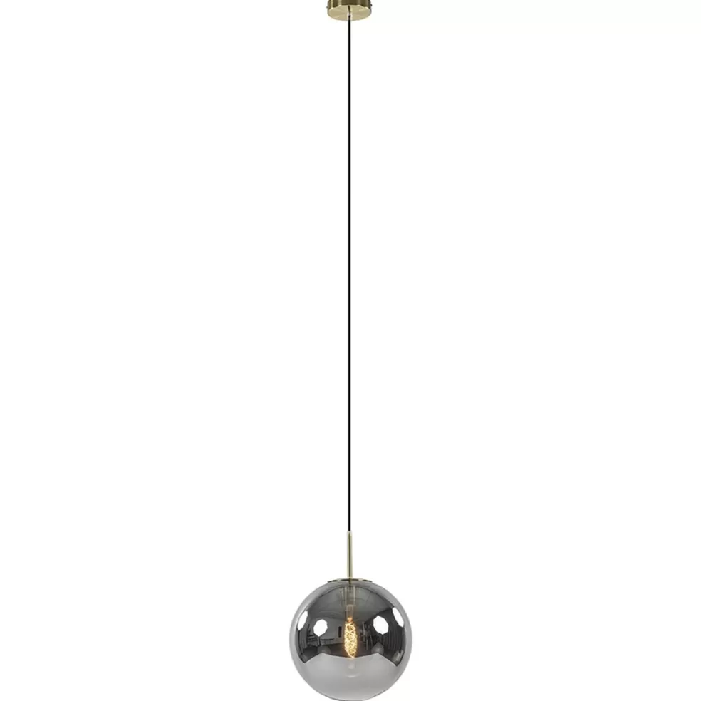 Cheap Straluma Luxe Light and Living hanglamp Medina brons met smoke glas