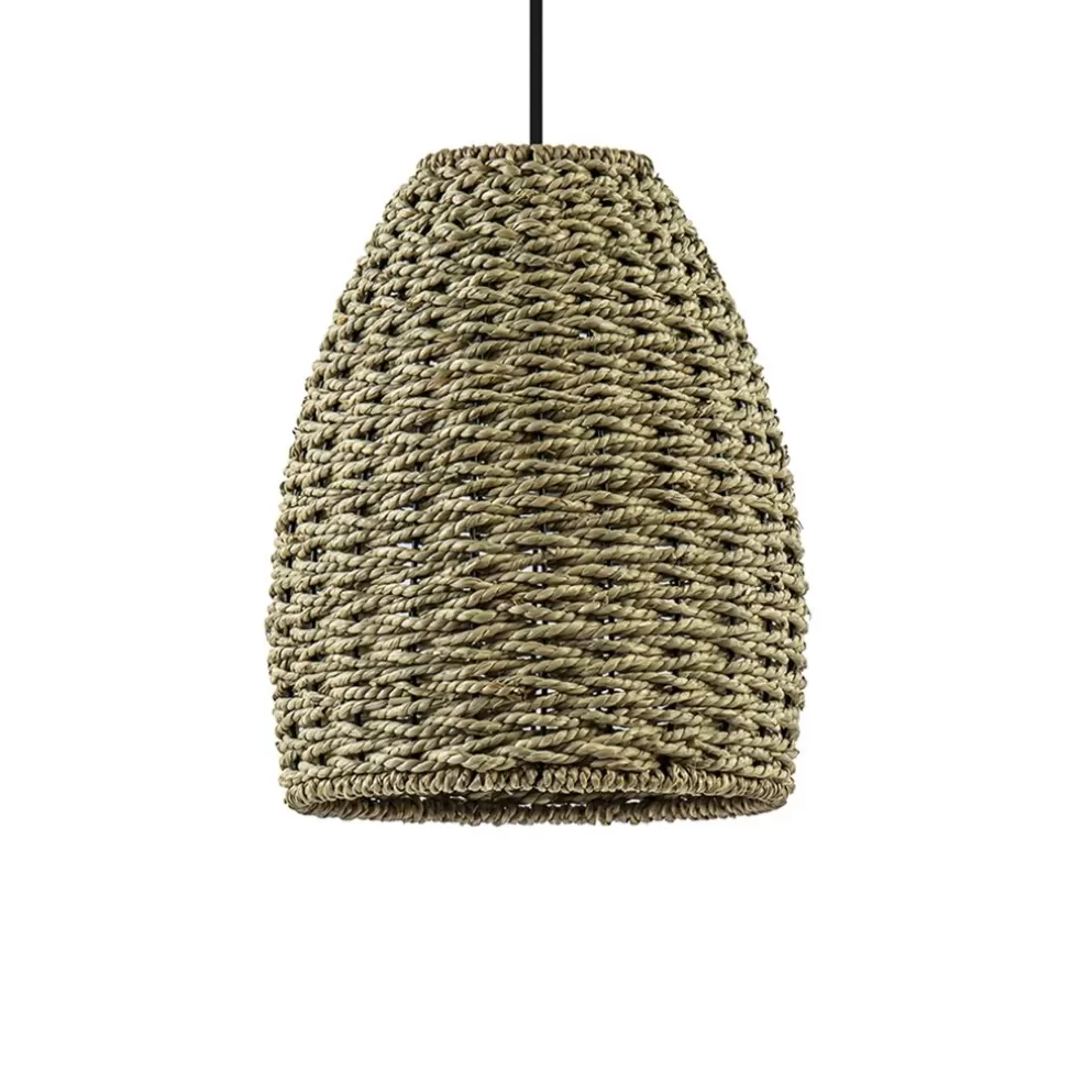 New Straluma Mat zwarte hanglamp met touw