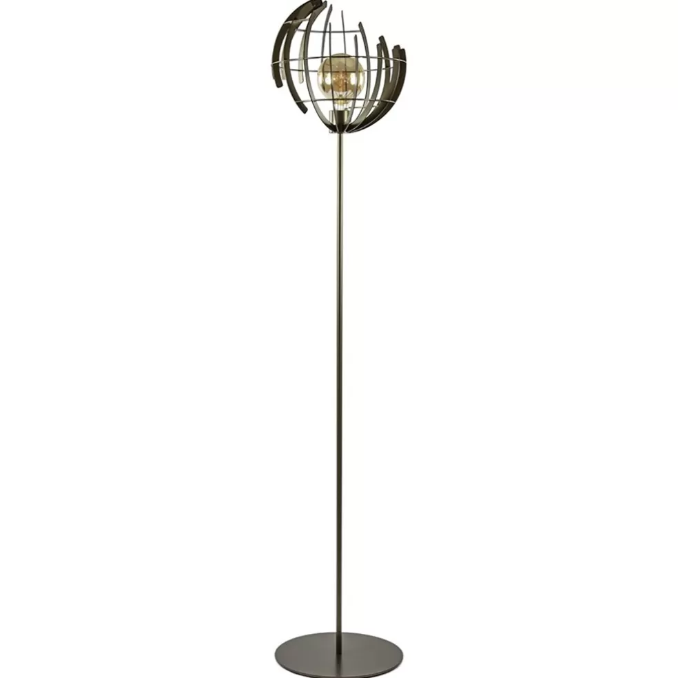 Store Straluma Metalen vloerlamp Terra oud messing