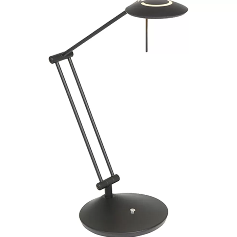 Cheap Straluma Moderne bureaulamp zwart met dimbaar LED