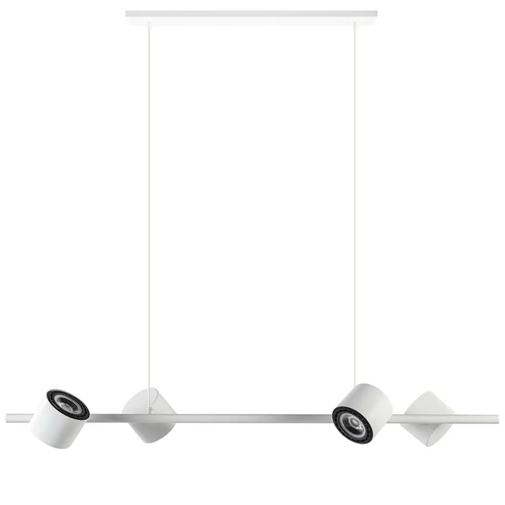 Cheap Straluma Moderne hanglamp wit met verstelbare LED spots