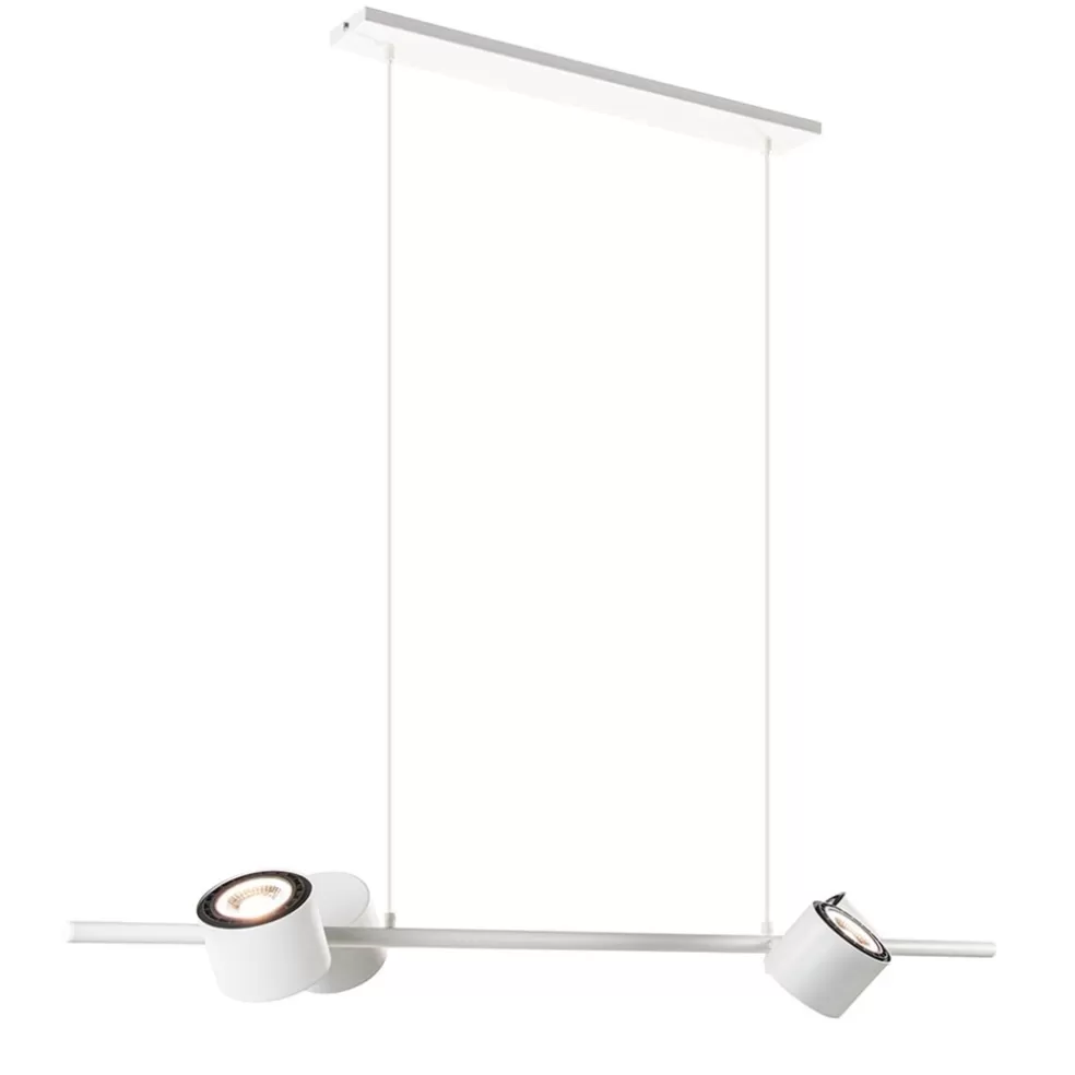 Cheap Straluma Moderne hanglamp wit met verstelbare LED spots