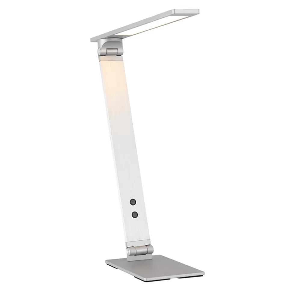 Clearance Straluma Moderne LED bureaulamp geborsteld staal verstelbaar