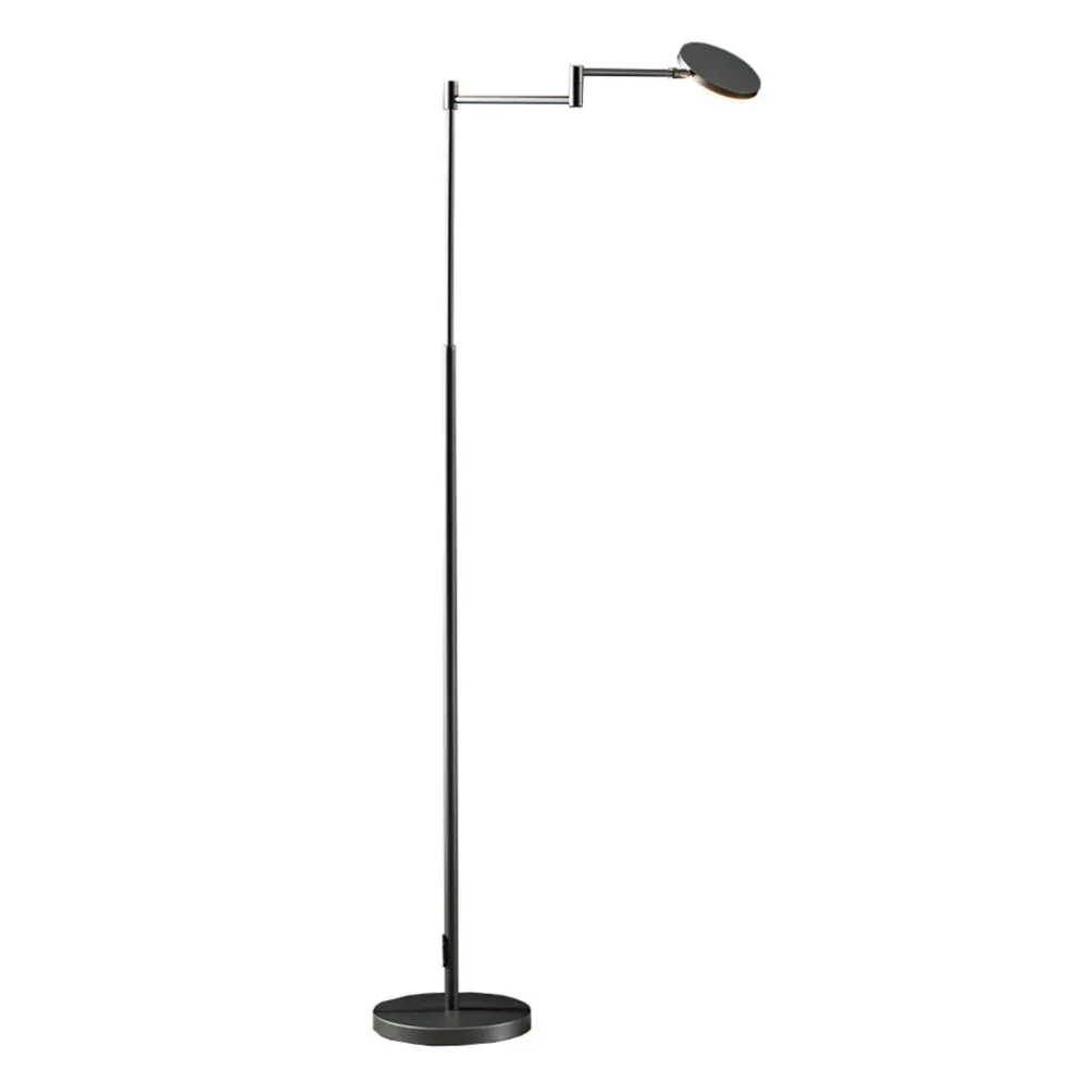 Fashion Straluma Moderne LED leeslamp vloerlamp antraciet