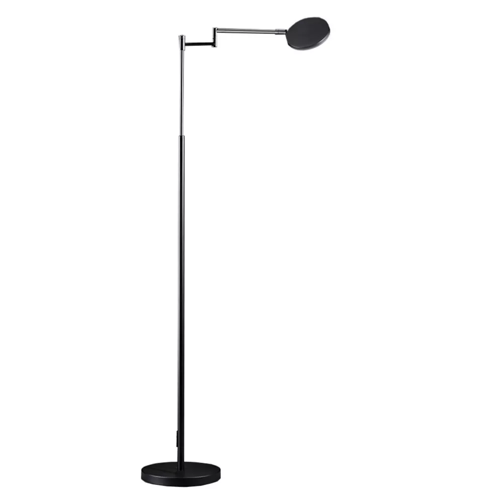 Best Sale Straluma Moderne LED leeslamp vloerlamp zwart dimbaar