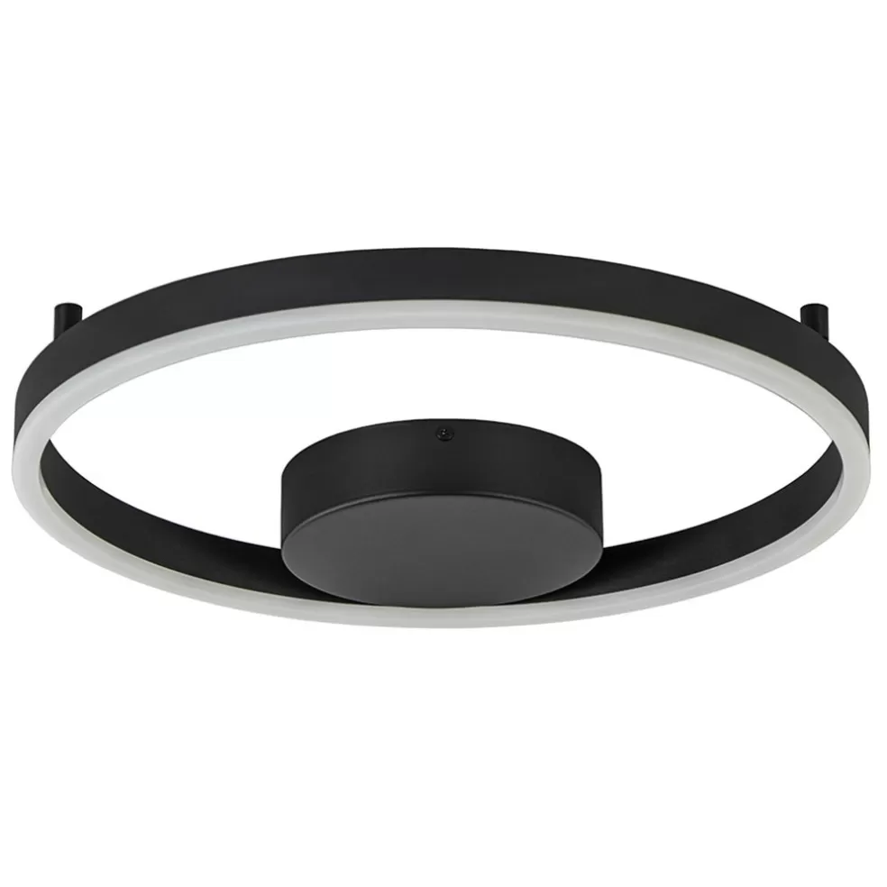 New Straluma Moderne LED plafond/wandlamp ring zwart