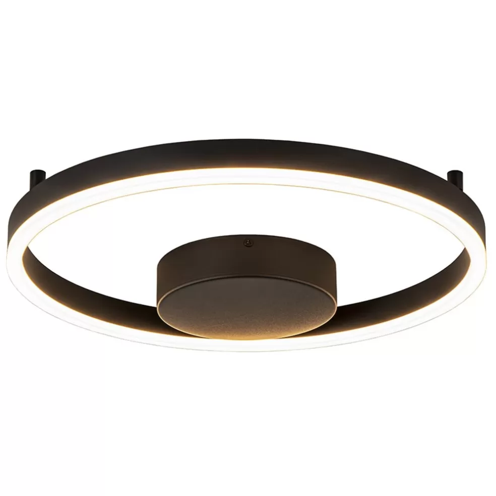 New Straluma Moderne LED plafond/wandlamp ring zwart