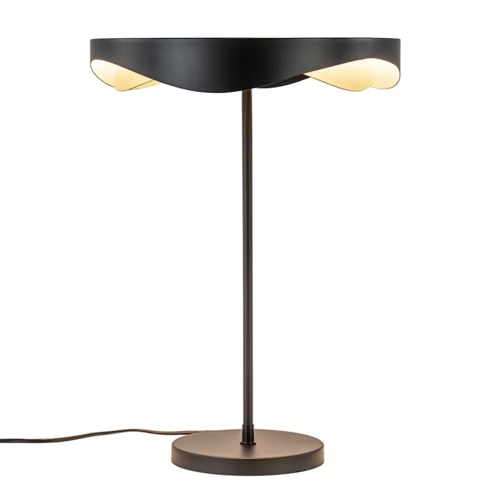 Clearance Straluma Moderne LED tafellamp zwart met goud dimbaar