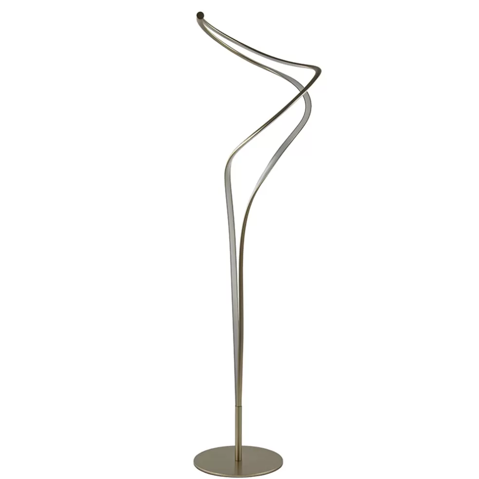 Shop Straluma Moderne LED vloerlamp goud dimbaar