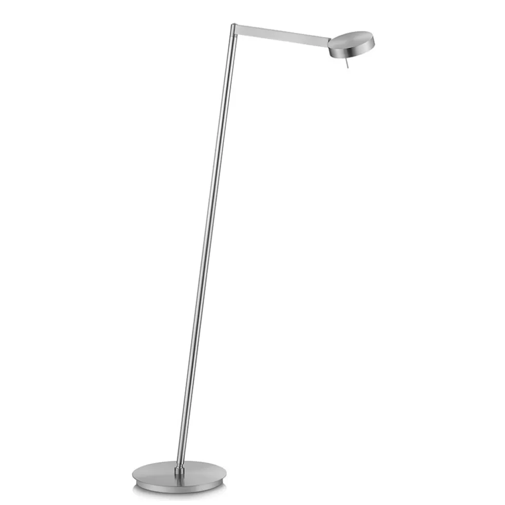 Fashion Straluma Moderne vloerlamp LED met touchdimmer - Nikkel