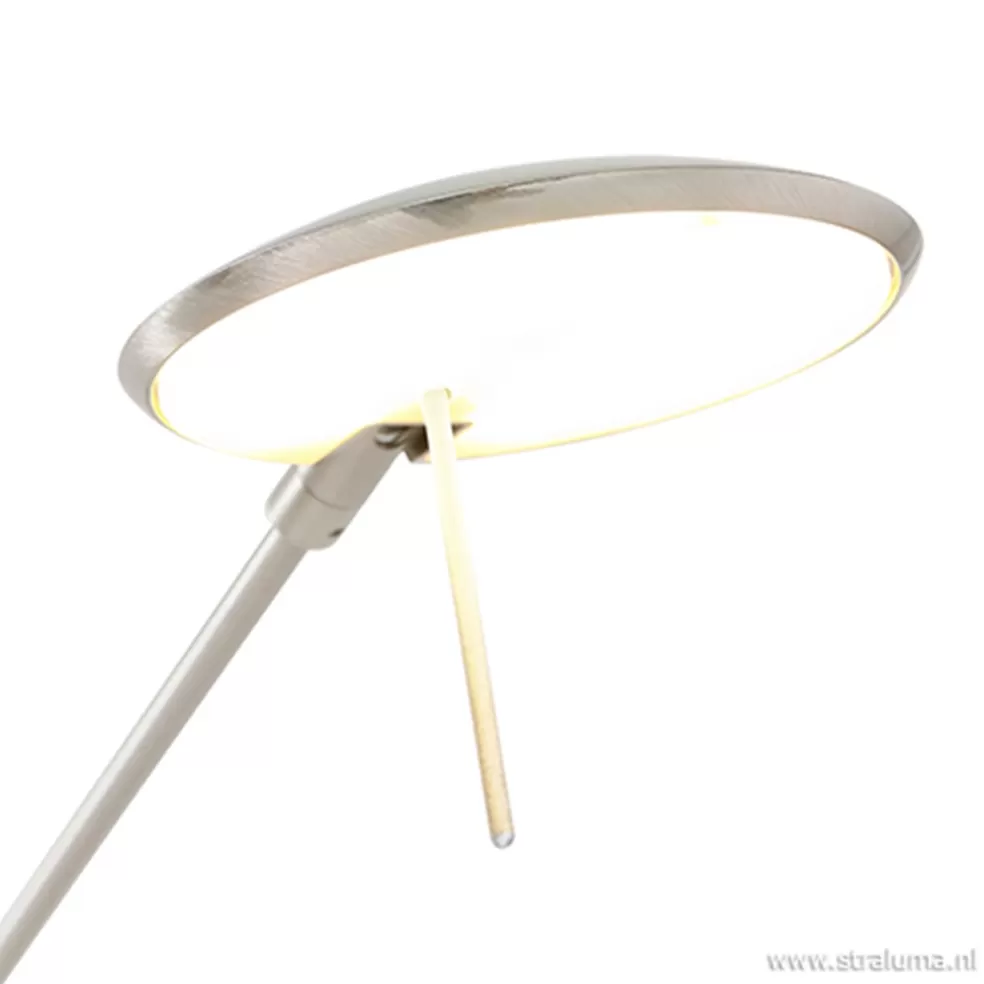 Shop Straluma Moderne wandlamp staal met dimbaar LED