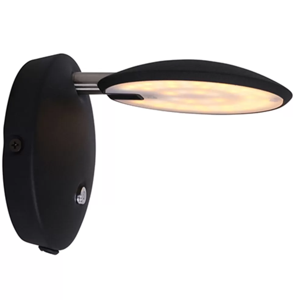 Clearance Straluma Moderne wandlamp Zenith LED zwart