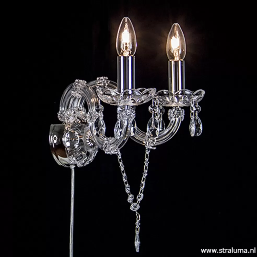 New Straluma Mooie wandlamp Maria Theresa 2-lichts