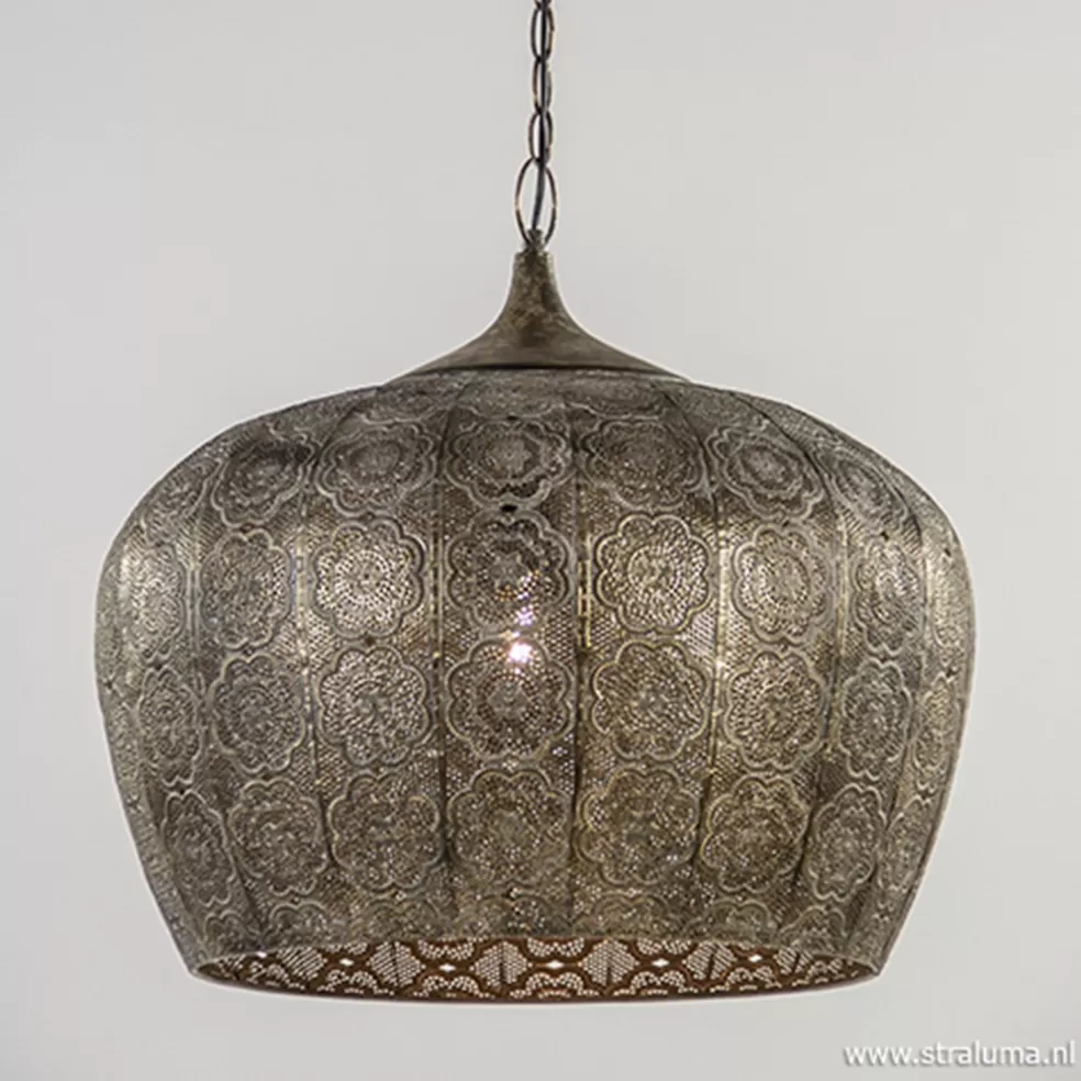 Best Sale Straluma Oosterse hanglamp Emine bruin/goud metaal