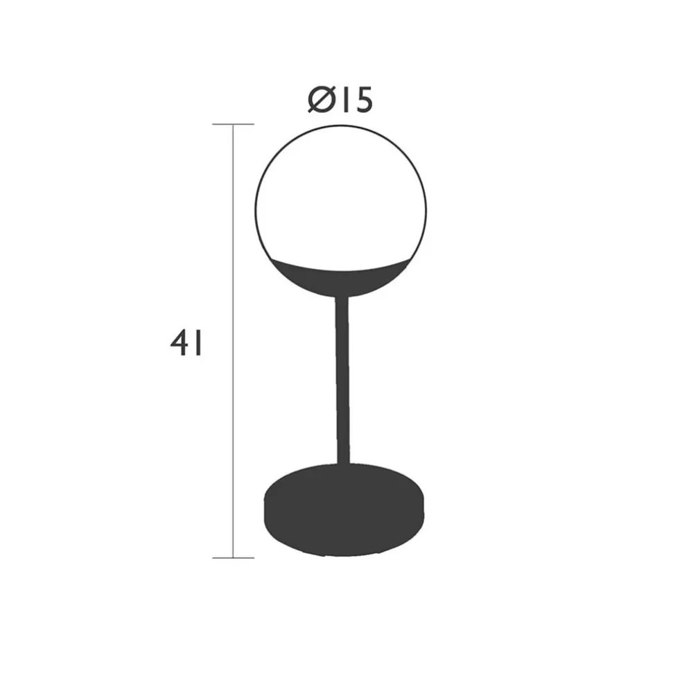 Flash Sale Straluma Oplaadbare buitenlamp tafel antraciet IP44