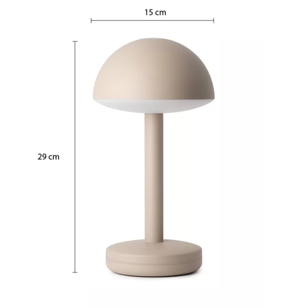 Shop Straluma Oplaadbare LED tafellamp beige