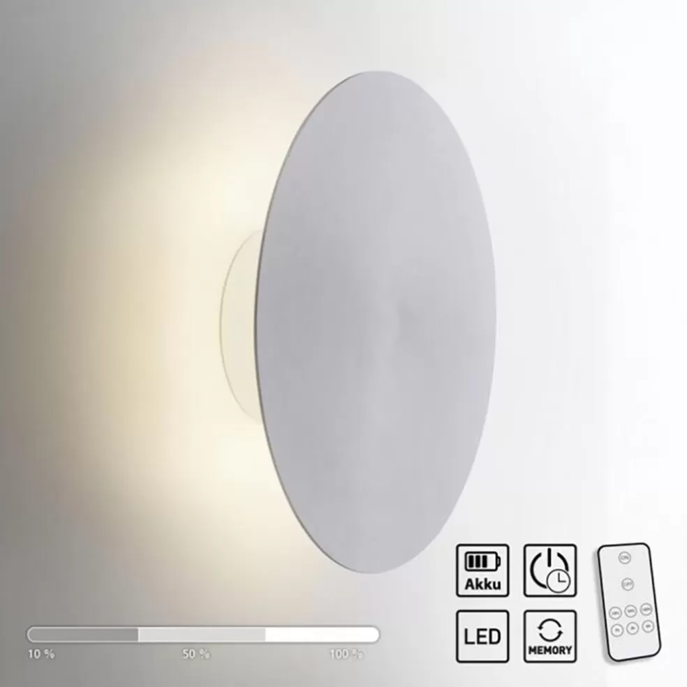 Shop Straluma Oplaadbare LED wandlamp op accu aluminium