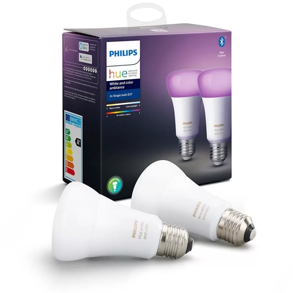 Flash Sale Straluma Philips Hue e27 2-pack color ambiance