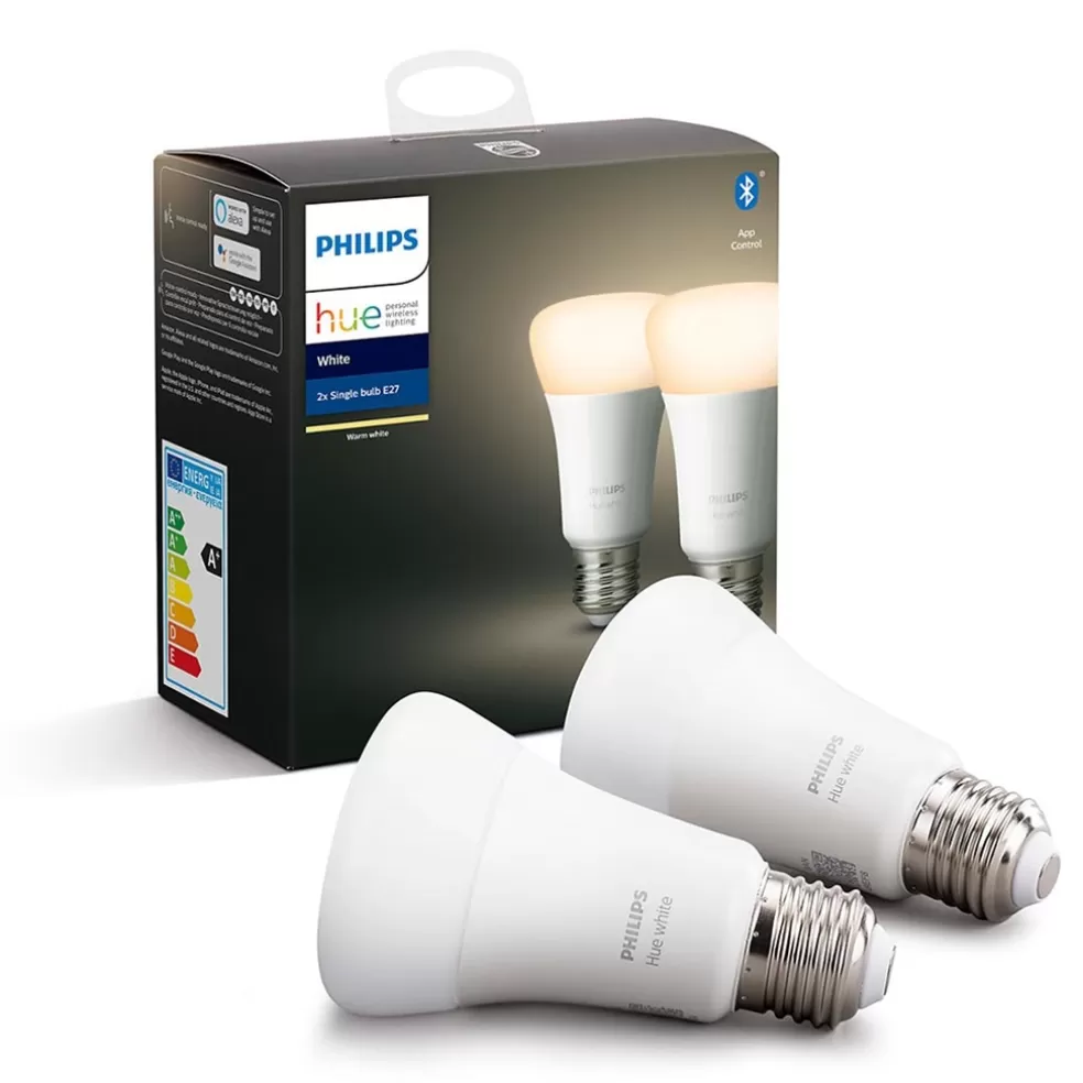 New Straluma Philips Hue e27 2-pack mat 2700k