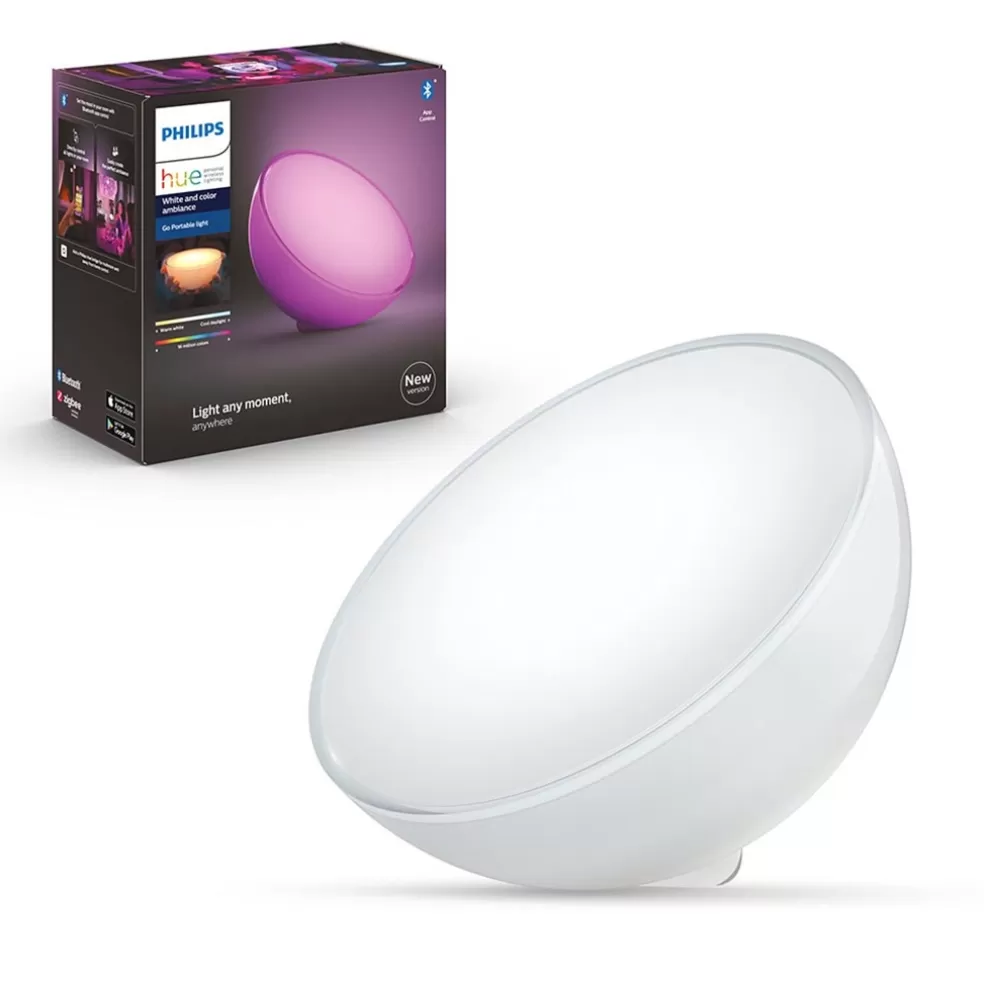 Online Straluma Philips Hue white and color ambiance go portable light met Bluetooth