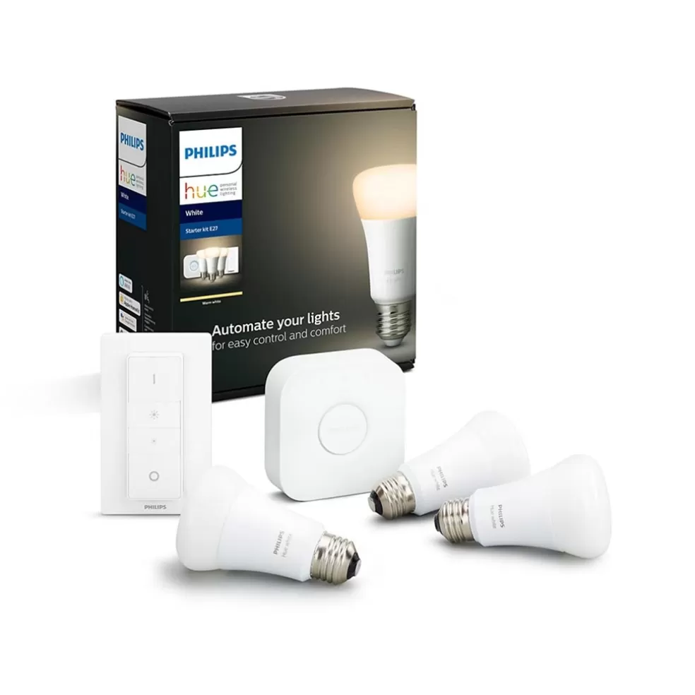 Best Straluma Philips Hue white starter kit E27 met Bluetooth