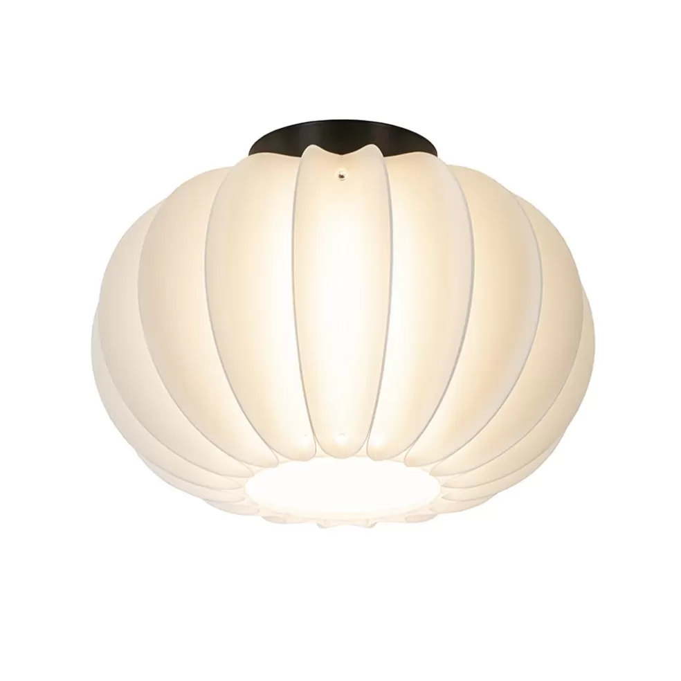 Online Straluma Plafondlamp Arena 30cm zwart/kap wit