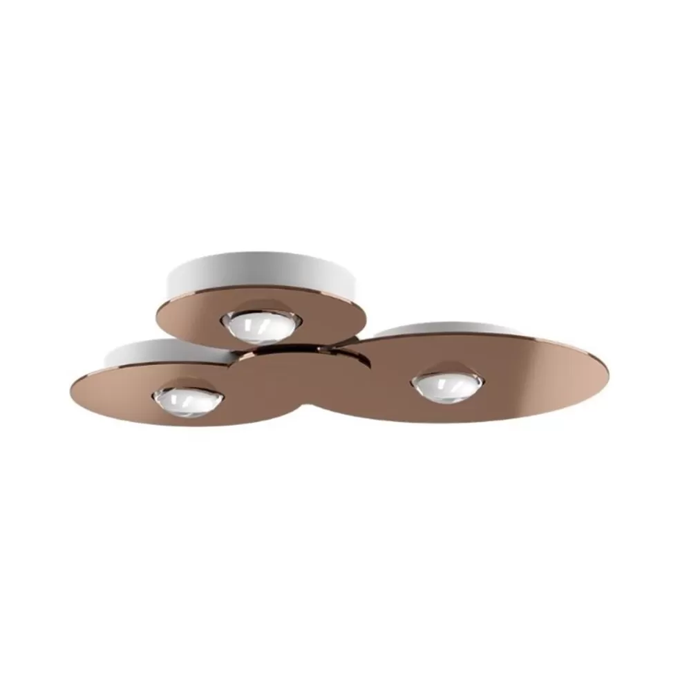 New Straluma Plafondlamp Bugia Triple glossy bronze