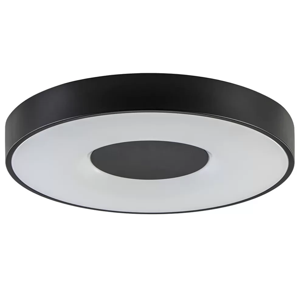 Best Straluma Plafondlamp Coin rond 50cm zwart CCT