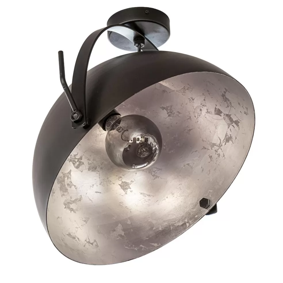 Best Straluma Plafondlamp Larino gunmetal/silverleaf 40 cm