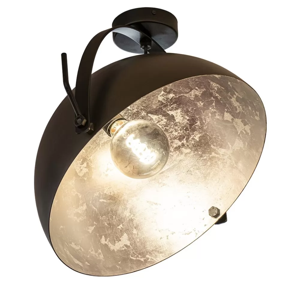 Best Straluma Plafondlamp Larino gunmetal/silverleaf 40 cm