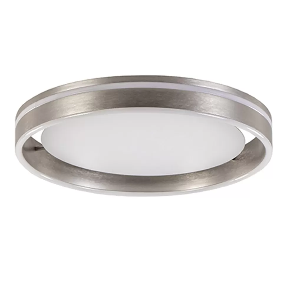 Clearance Straluma Plafondlamp Led Cirkel rvs 40cm