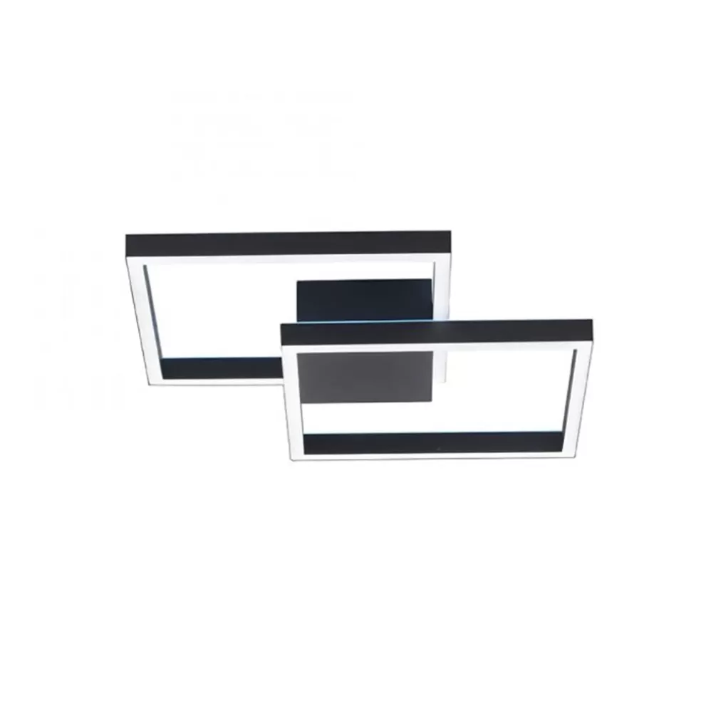 Store Straluma Plafondlamp Q-Marko smart vierk.zwart rgb/cct