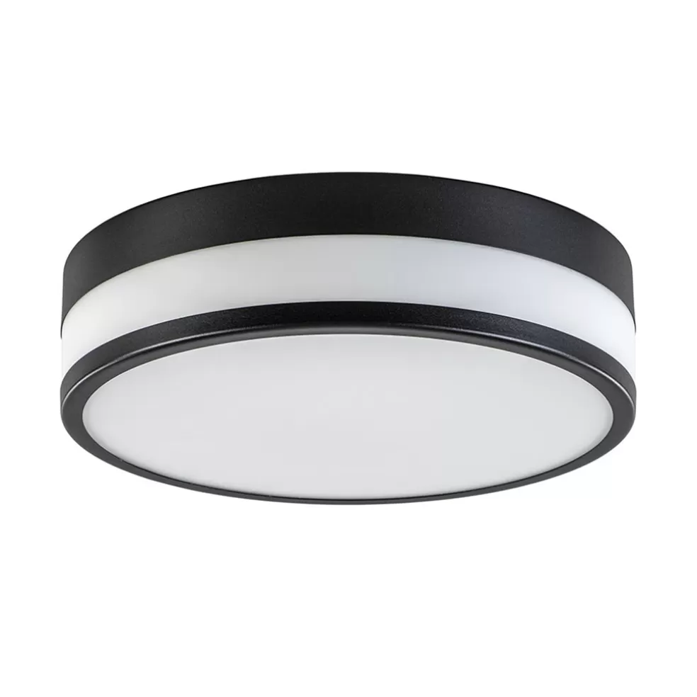 Clearance Straluma Plafondlamp zwart opaal glas 3-step dim