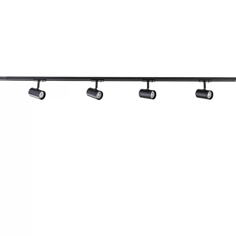 Hot Straluma Rail Trackline set 1.5m zwart 4 spots