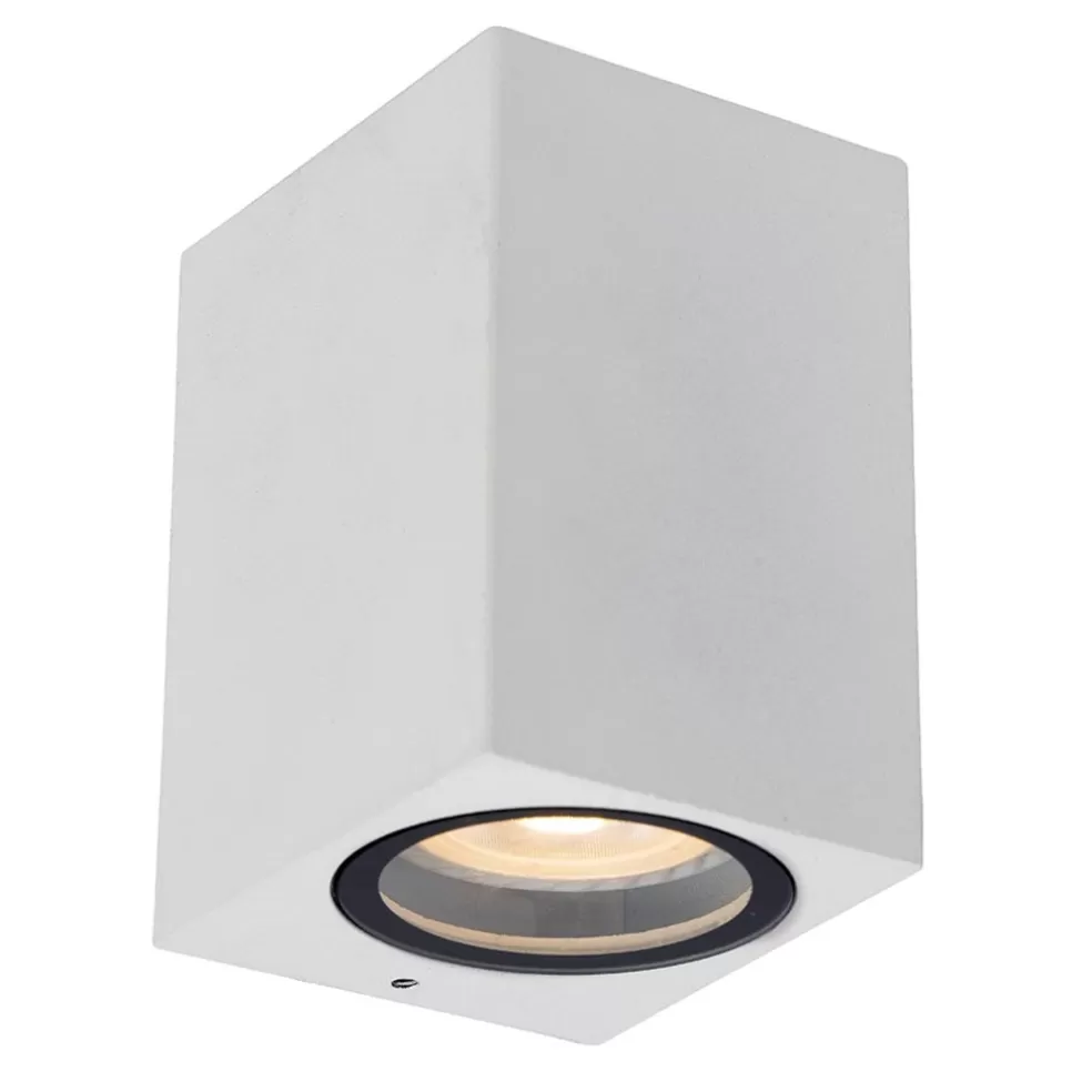 New Straluma Rechthoekige buitenlamp downlighter mat wit