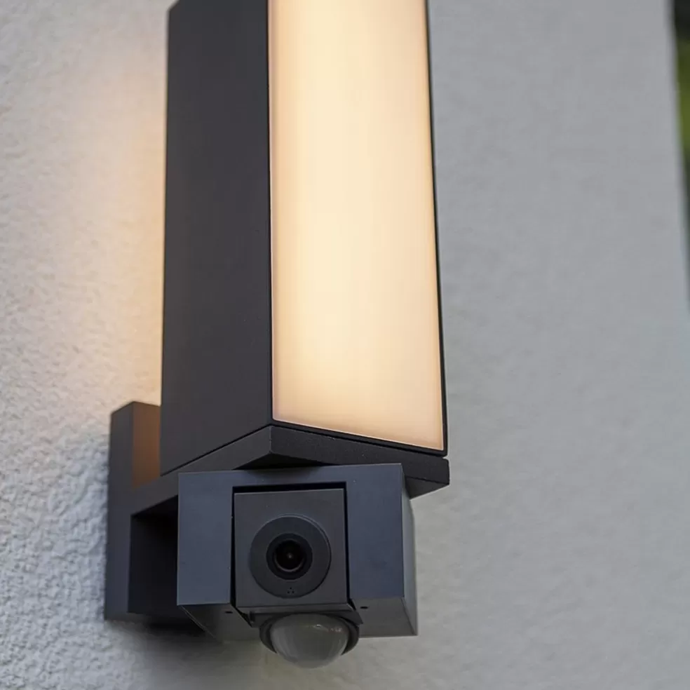 Best Sale Straluma Rechthoekige LED buitenlamp met camera en bewegingssensor