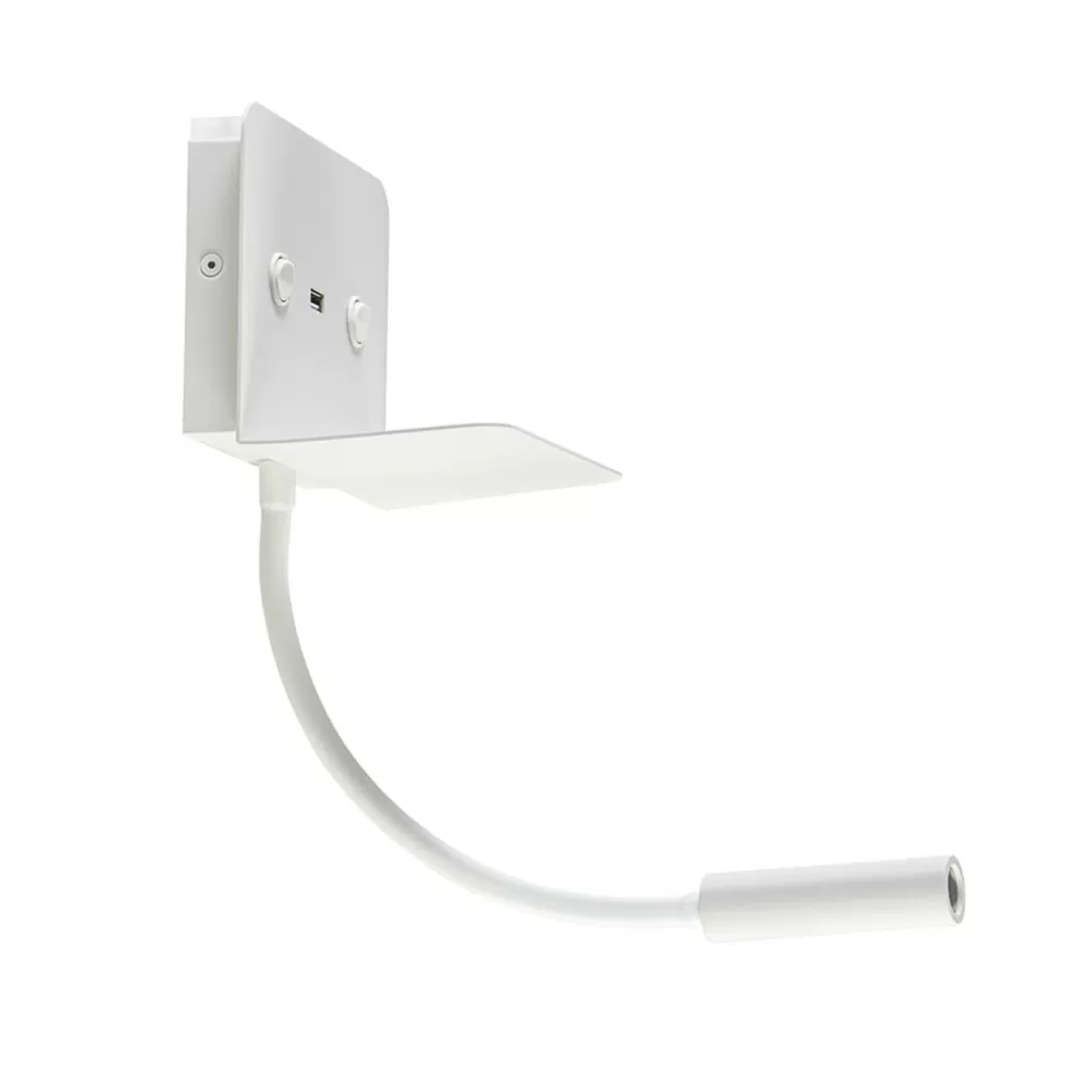 Discount Straluma Rechthoekige wandlamp inclusief LED en USB