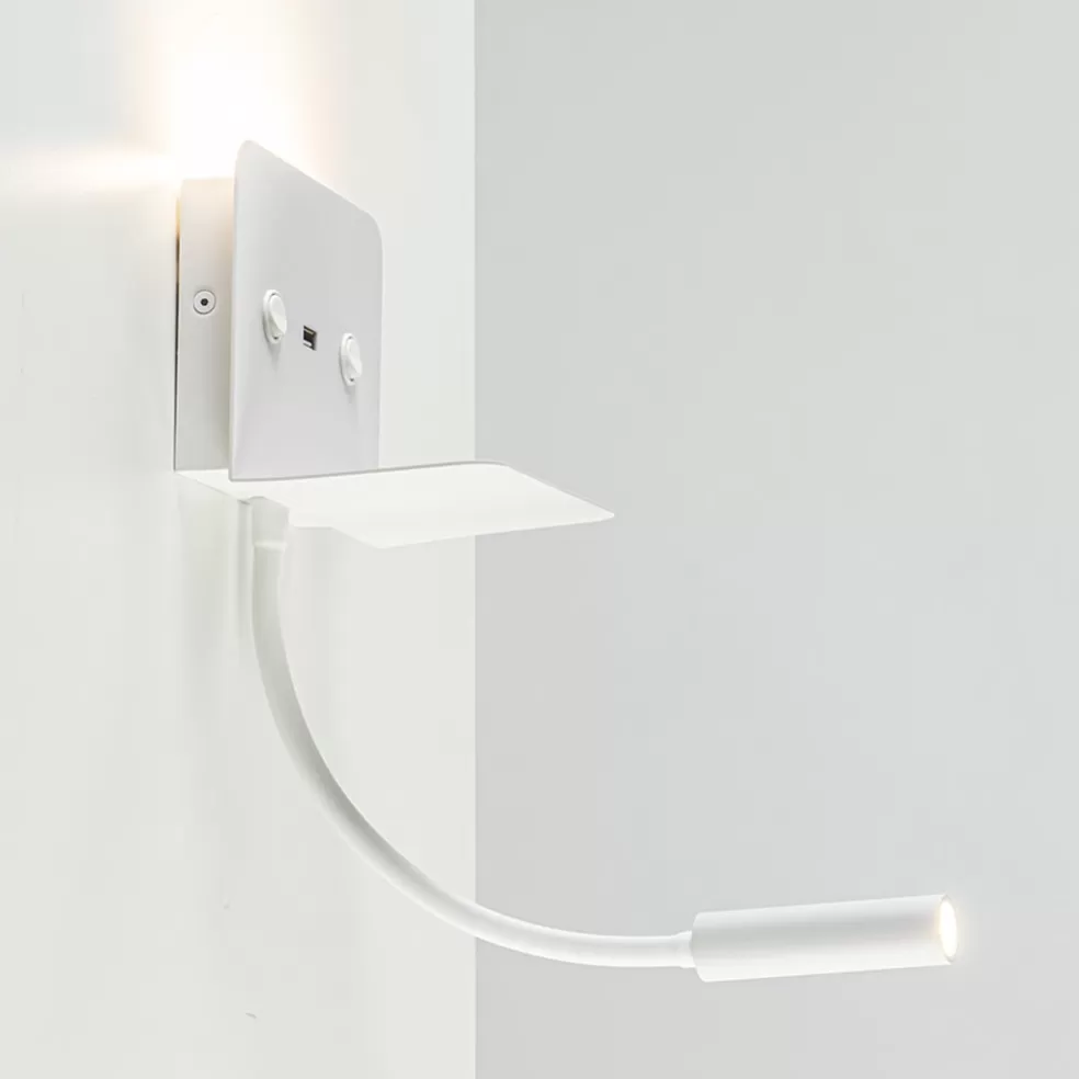 Discount Straluma Rechthoekige wandlamp inclusief LED en USB