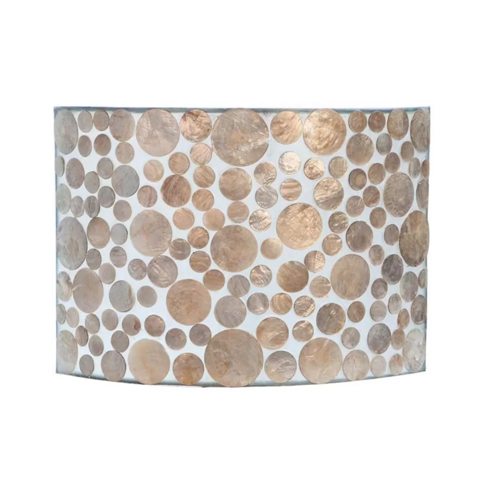 Fashion Straluma Romantische Schelpen wandlamp coin beige