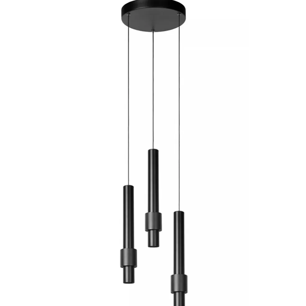 Cheap Straluma Ronde 3-lichts hanglamp cilinders inclusief LED