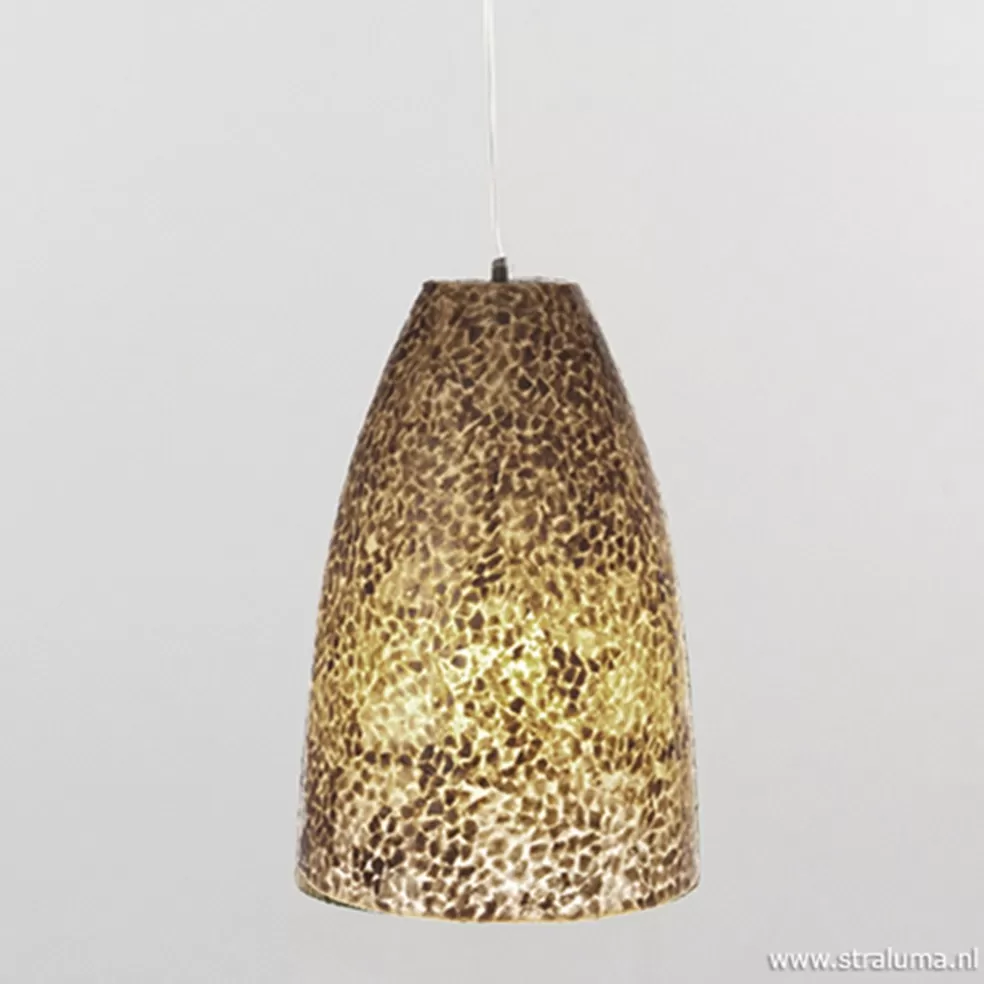 Outlet Straluma Schelpen hanglamp goud rond