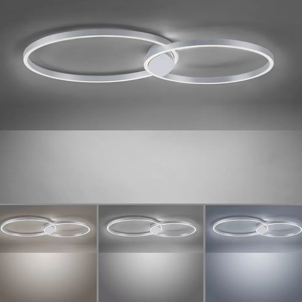 Store Straluma Smart plafondlamp aluminium ringen dimbaar