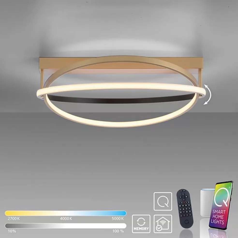 Flash Sale Straluma Smart Plafondlamp LED goud verstelbaar