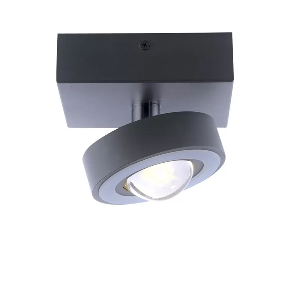 Hot Straluma Smart plafondlamp met lens antraciet