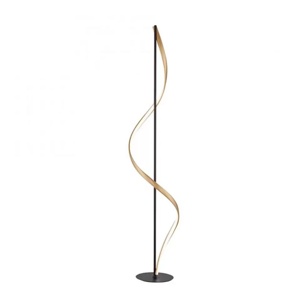 Store Straluma Smart vloerlamp antraciet/goud met memoryfunctie