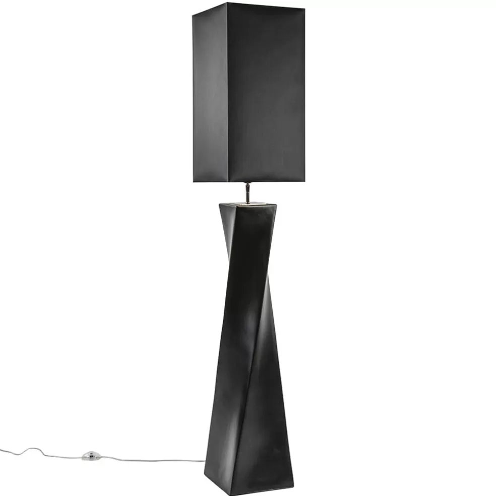 Best Sale Straluma Stijlvolle vloerlamp zwart keramiek met hoge kap