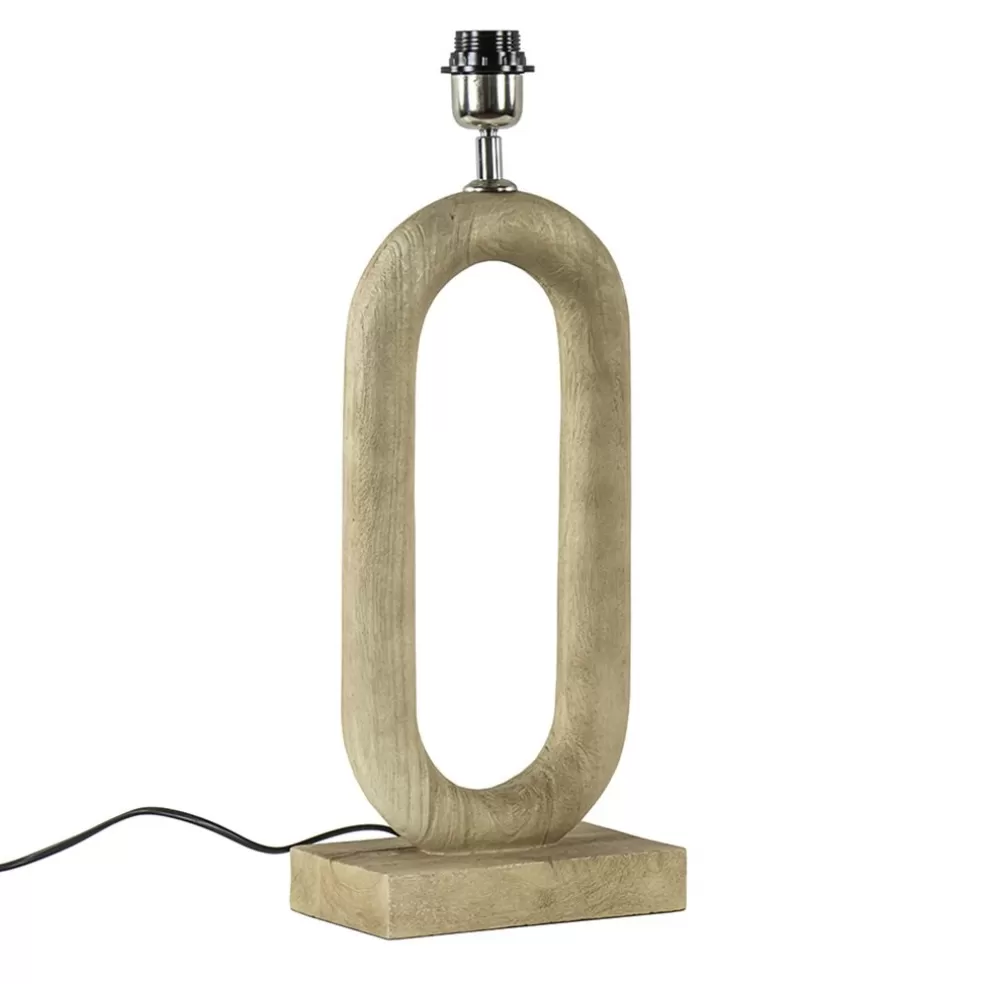 Discount Straluma Stoere lampvoet hout naturel Light and Living