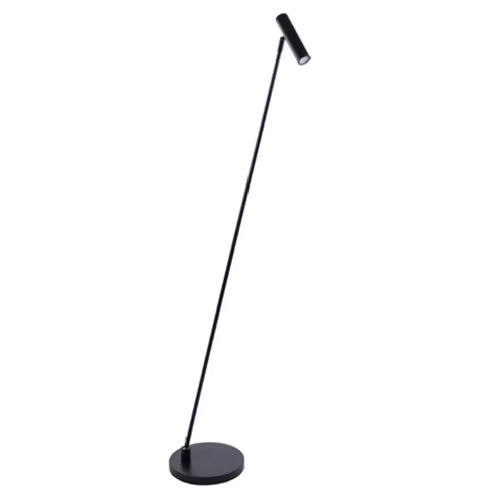 Sale Straluma Strakke zwarte design vloerlamp LED